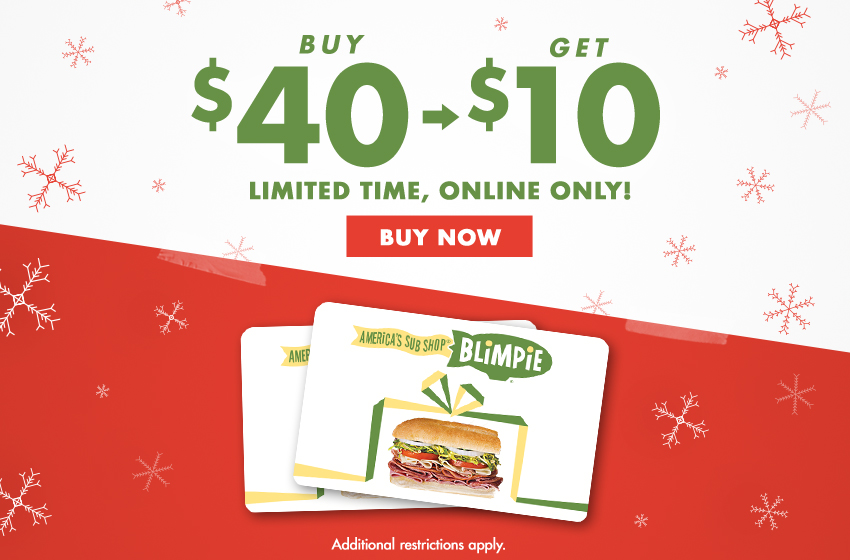 Blimpie Restaurants Sub Sandwiches